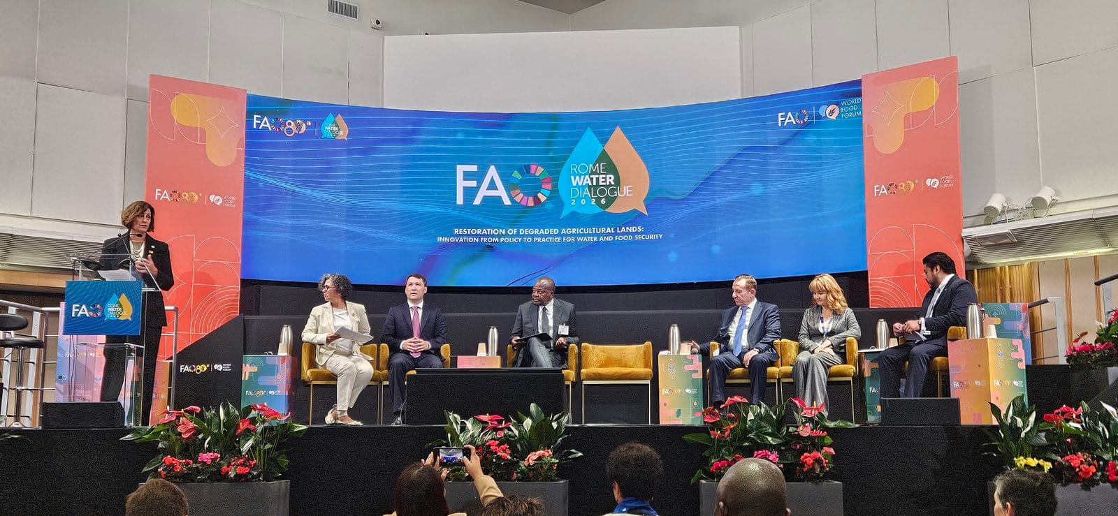 Opening of the session on restoration of degraded agricultural lands at FAO headquarters