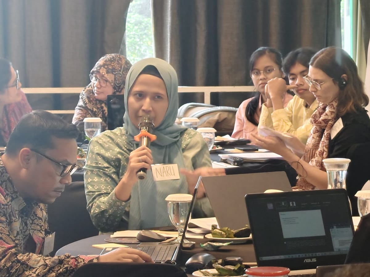 Sub-national government participant addressing the workshop